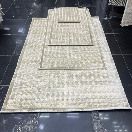 Abu Rakan set of four Turkish silk carpets 1993 Vison size 150*220+50*80+100*200+80*150