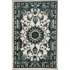 Turkish carpet silk curtain 3164 green size 250*350