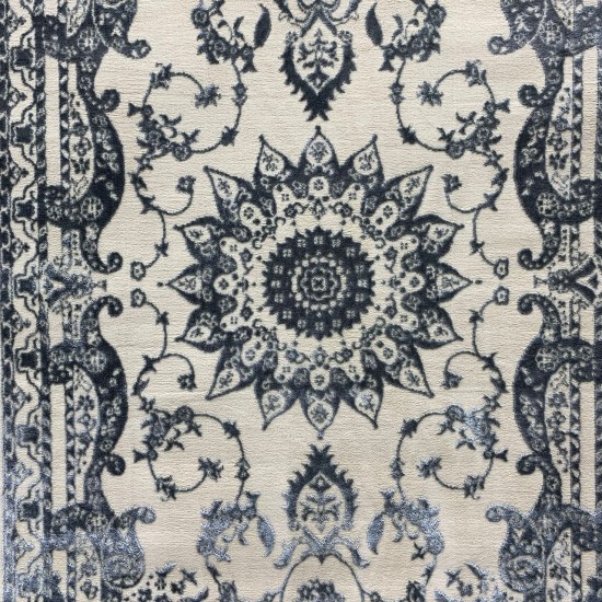 Turkish silk carpet 3164 gray size 200*300