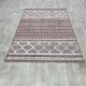 Kyona Turkish carpet bohemian pattern 05068B red color