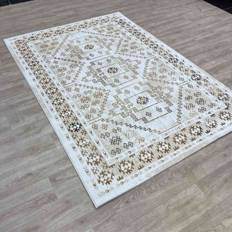 سجاد تركي ميا 11224B بيج يني مقاس 80*150