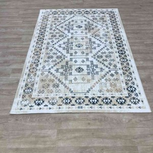 سجاد تركي ميا 11224B بيج ازرق غامق مقاس 100*200