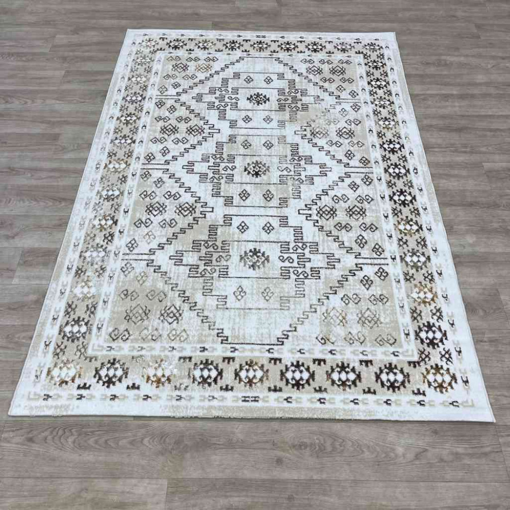 سجاد تركي ميا 11224B بيج ذهبي مقاس 80*150