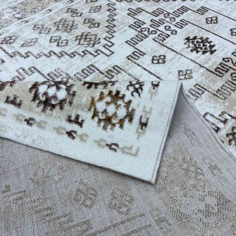 سجاد تركي ميا 11224B بيج ذهبي مقاس 80*150