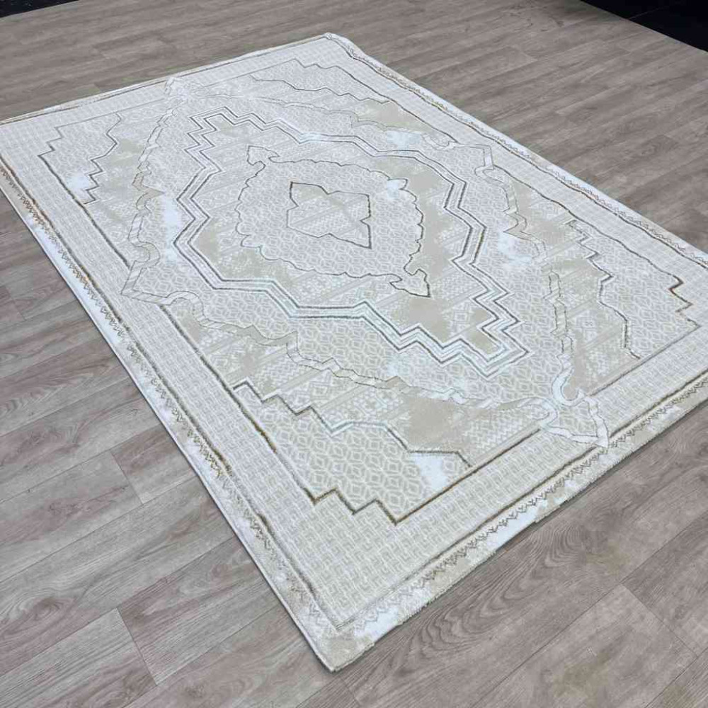 سجاد تركي ميا 11236B بيج بيج مقاس 100*200