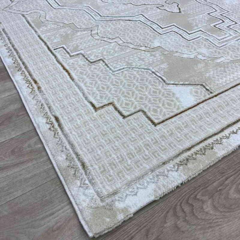 سجاد تركي ميا 11236B بيج بيج مقاس 100*200