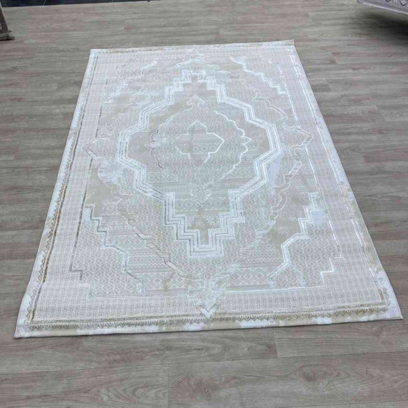 سجاد تركي ميا 11236B بيج بيج مقاس 100*200