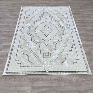 سجاد تركي ميا 11236B بيج بني مقاس 80*150 