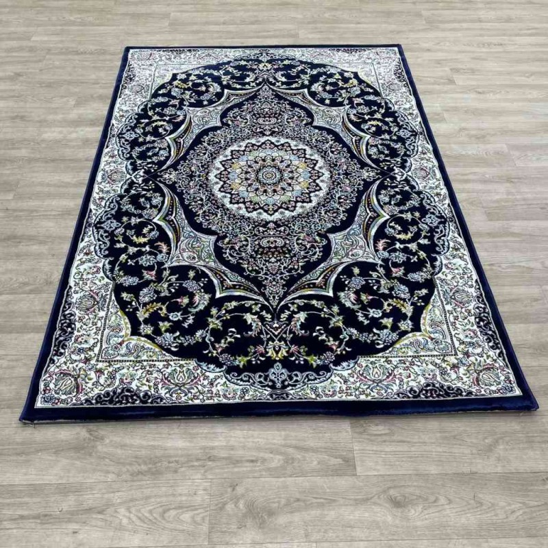 سجاد تركي احلامي كلاسيك سميك ناعم ODT97A كحلي مقاس 400*500