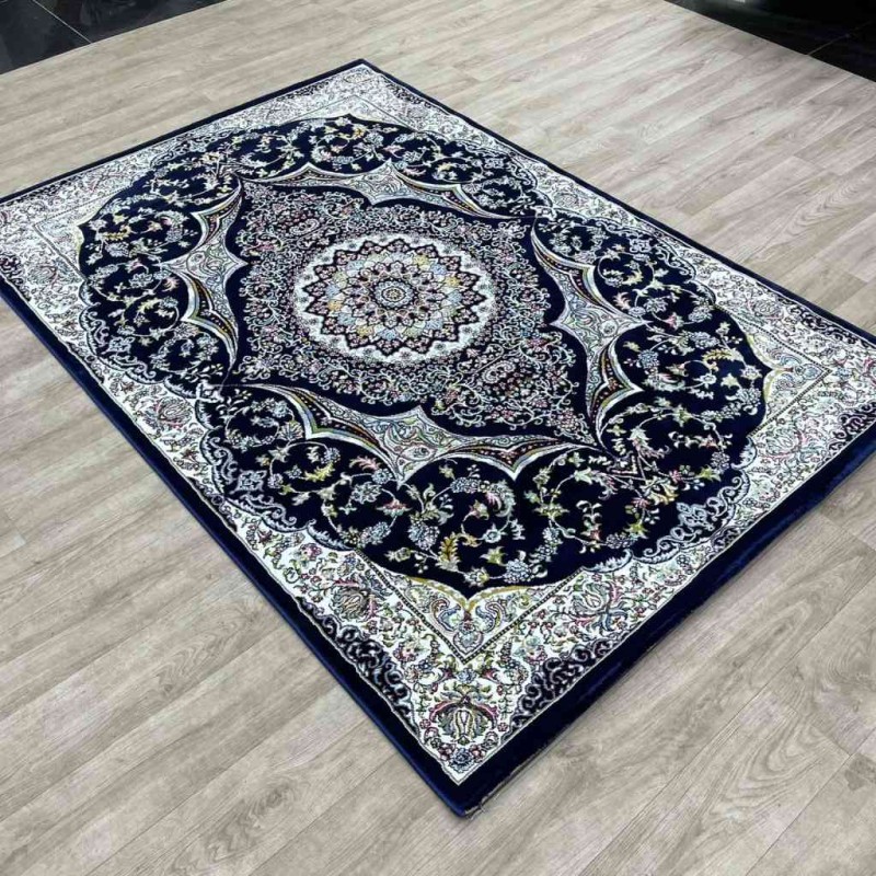 سجاد تركي احلامي كلاسيك سميك ناعم ODT97A كحلي مقاس 400*500