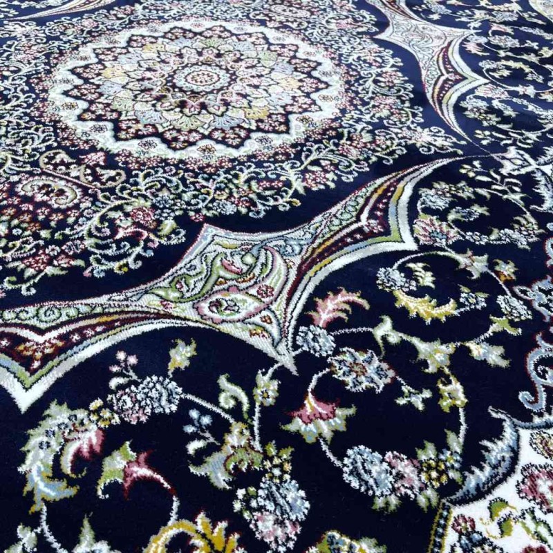 سجاد تركي احلامي كلاسيك سميك ناعم ODT97A كحلي مقاس 400*500
