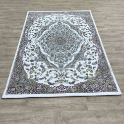 سجاد تركي احلامي كلاسيك سميك ناعم ODT97A ابيض مقاس 100*200