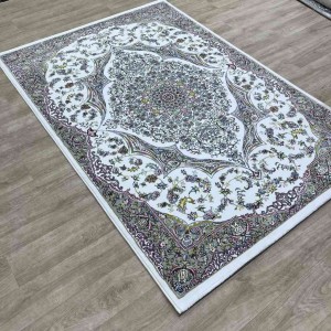 سجاد تركي احلامي كلاسيك سميك ناعم ODT97A ابيض مقاس 100*200