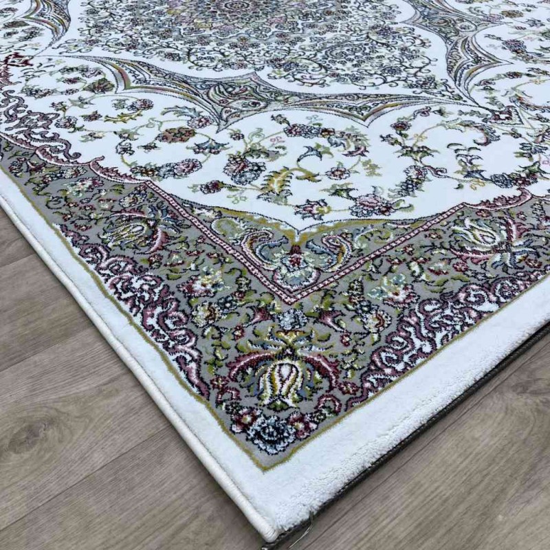 Turkish Dream Carpet Classic Thick Soft ODT97A White Size 100*300