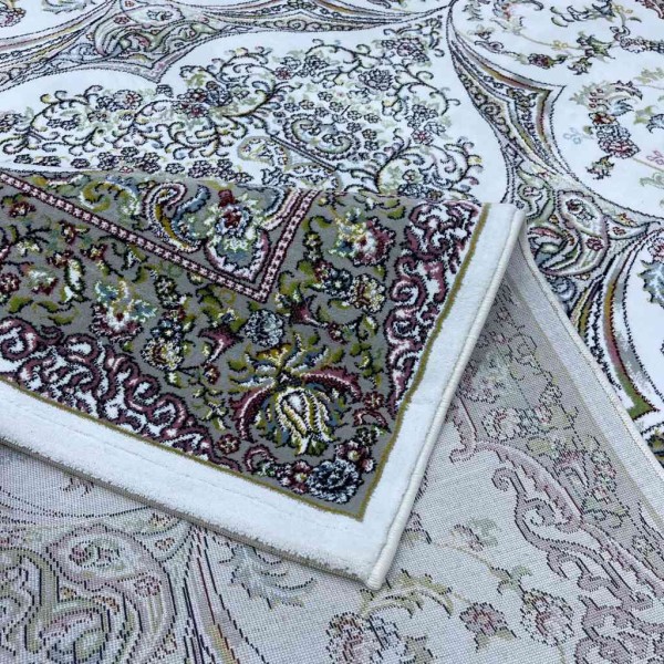 Turkish Dream Carpet Classic Thick Soft ODT97A White Size 50*80