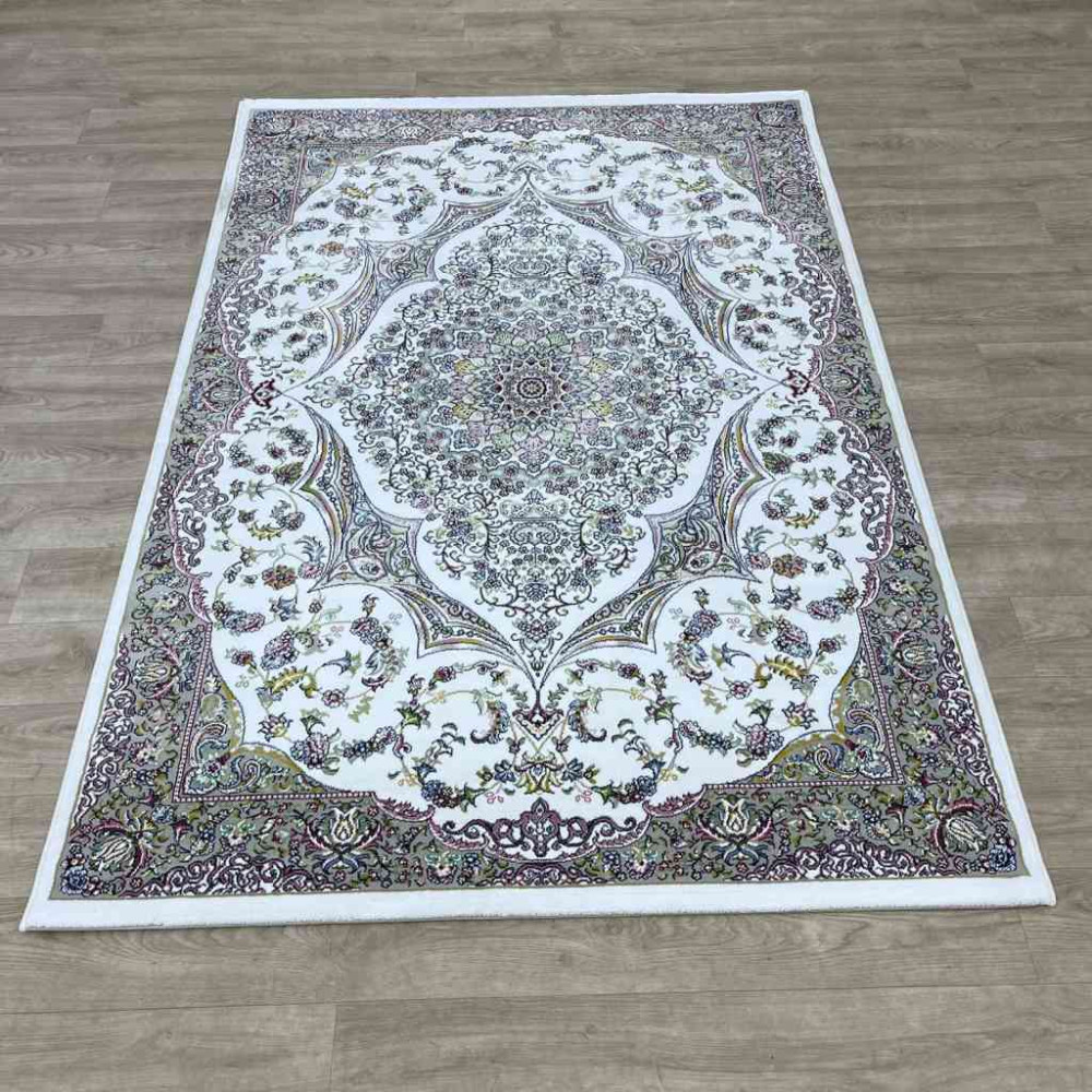 سجاد تركي احلامي كلاسيك سميك ناعم ODT97A ابيض مقاس 100*200