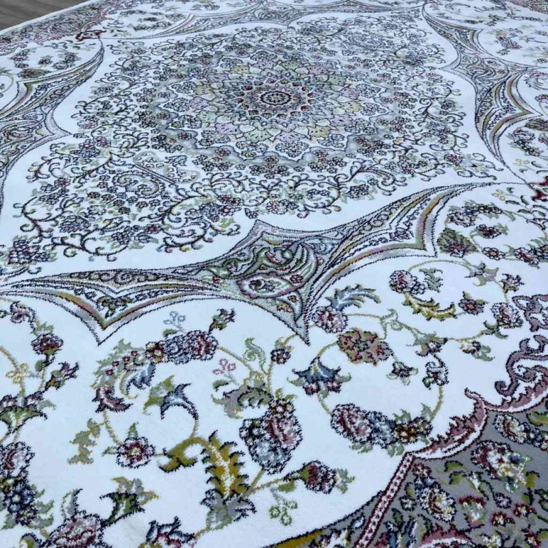 Turkish Dream Carpet Classic Thick Soft ODT97A White Size 100*300