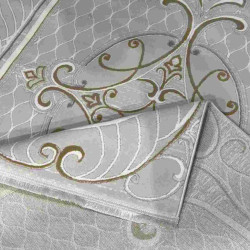 سجاد تركي بيونكلا BN102A كريم ابيض مقاس 400*600