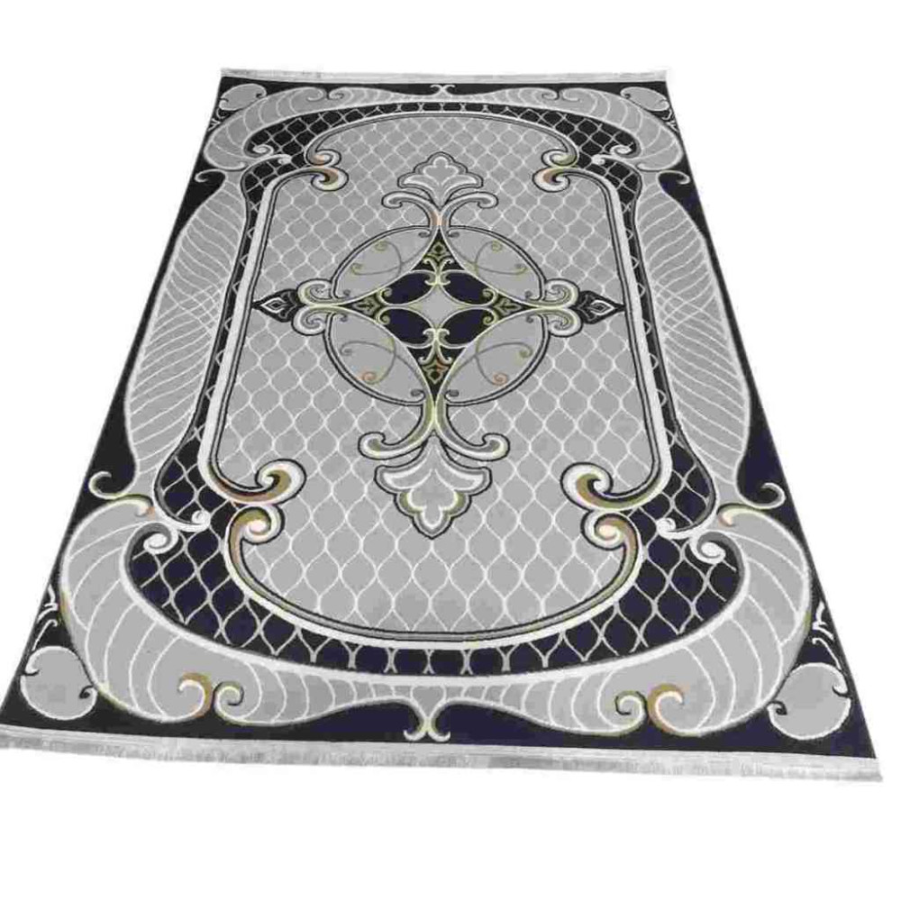 سجاد تركي بيونكلا BN102A رصاصي كحلي مقاس 50*80