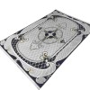 Turkish rug Bionkla BN102A gray navy size 100*300