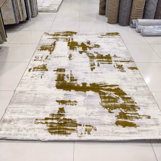 Turkish Venice carpet S023A golden color size 80*150