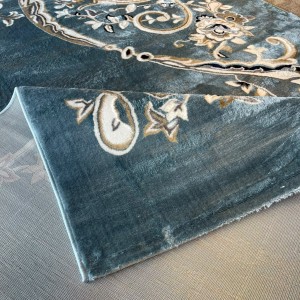 JANAN Turkish Modern Rugs S1014 blue size 100*200