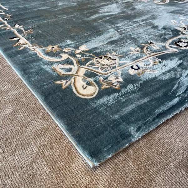 JANAN Turkish Modern Rugs S1014 blue size 80*150