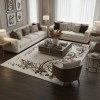 JANAN Turkish Modern Rugs S1014 CREAM size 100*300