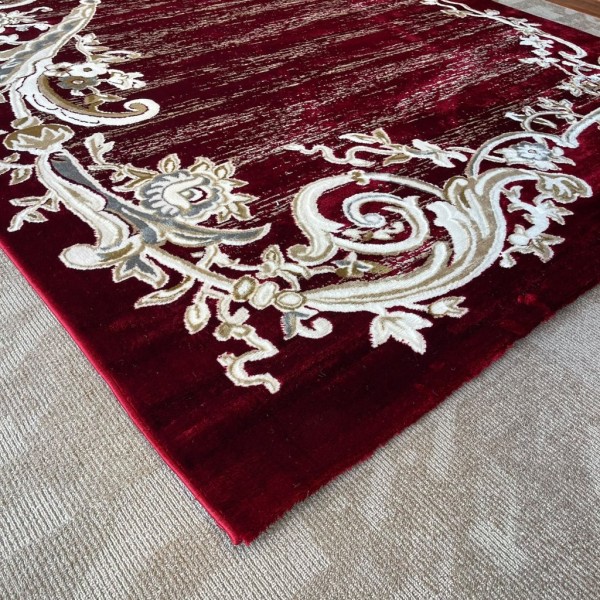 JANAN Turkish Modern Rugs S1014 BURGUNDY size 150*220