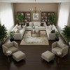 JANAN Turkish Modern Rugs S1014 VIZON size 100*300