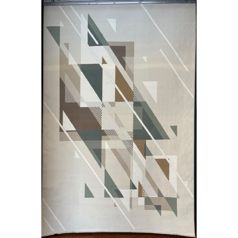 LAWUNING Turkish Designer Rugs A0058 cream COKEN size 100*100