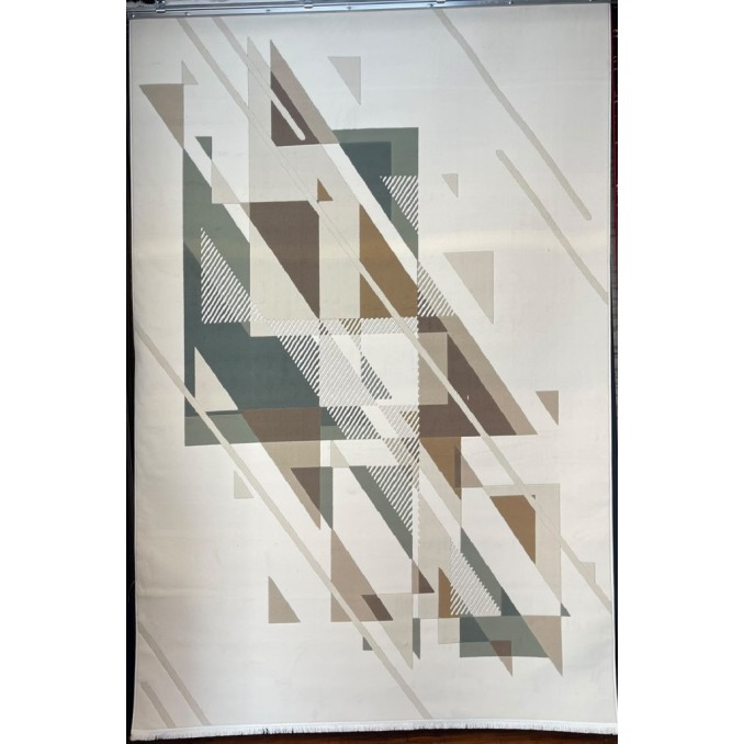 سجاد المصممين لونك تركي A0058 كريم غامق مقاس 300*400