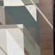 LAWUNING Turkish Designer Rugs A0058 BROWN COKEN Round size 150*150