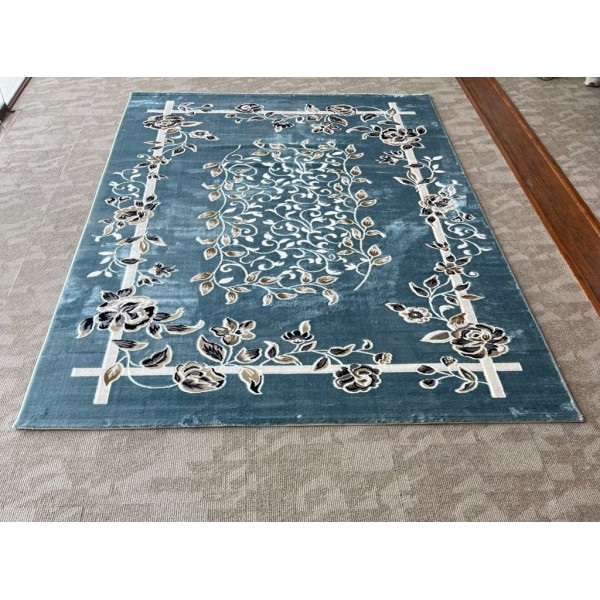 سجاد كلاسيك مالمو تركي S1019 سماوي مقاس 50*80