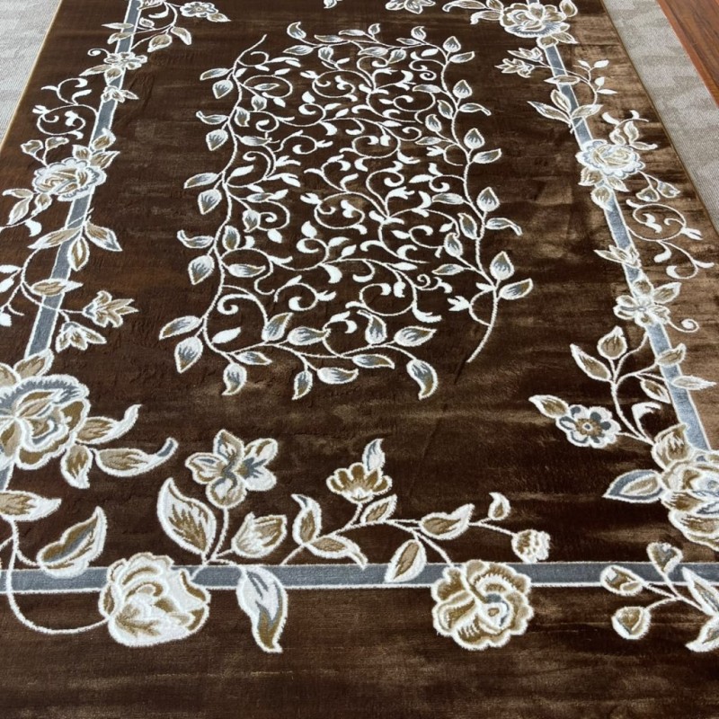 سجاد كلاسيك مالمو تركي S1019 كابتشينو مقاس 300*400