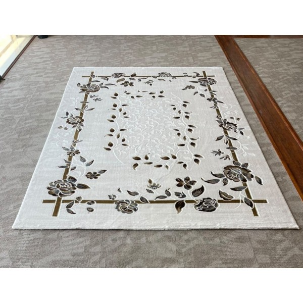 سجاد كلاسيك مالمو تركي S1019 كريم مقاس 50*80