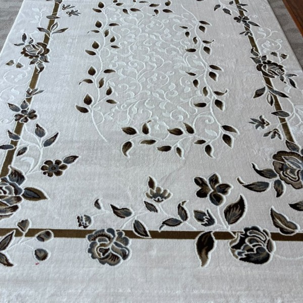 سجاد كلاسيك مالمو تركي S1019 كريم مقاس 50*80
