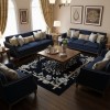MALMO Turkish classic Rugs S1019 NAVY size 100*300
