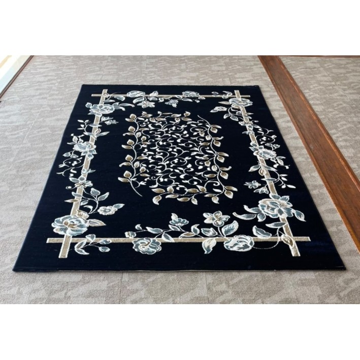 سجاد كلاسيك مالمو تركي S1019 كحلي مقاس 100*200
