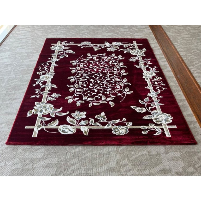 سجاد كلاسيك مالمو تركي S1019 عنابي مقاس 50*80
