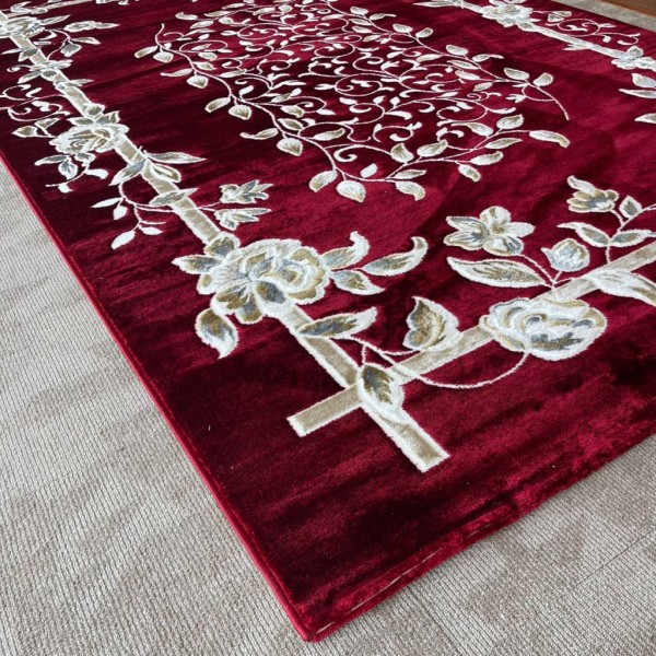 MALMO Turkish classic Rugs S1019 BURGUNDY size 200*300