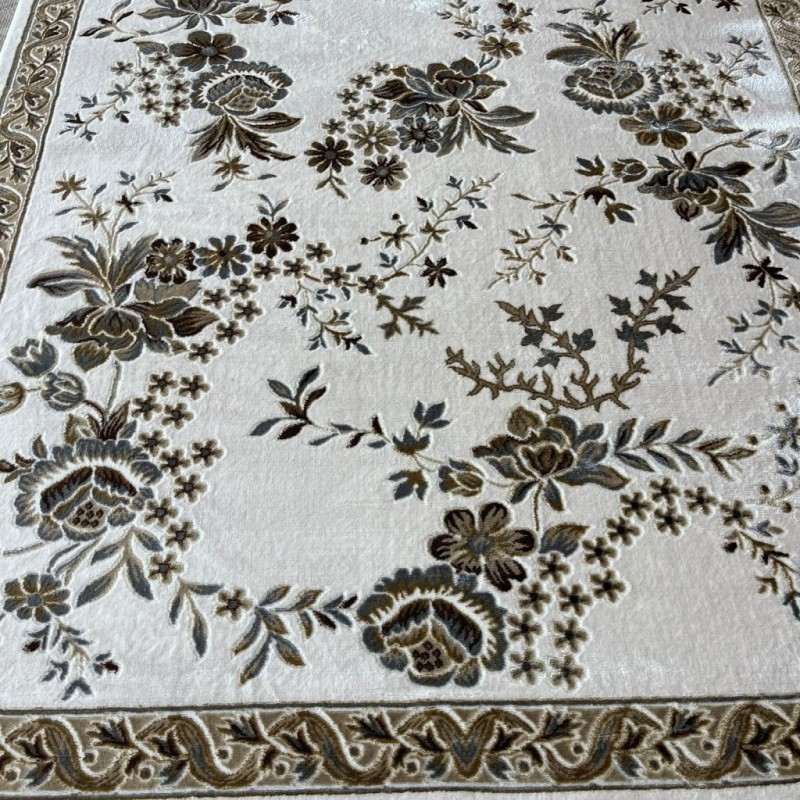 سجاد كلاسيك مالمو تركي S1020 كريم مقاس 80*150