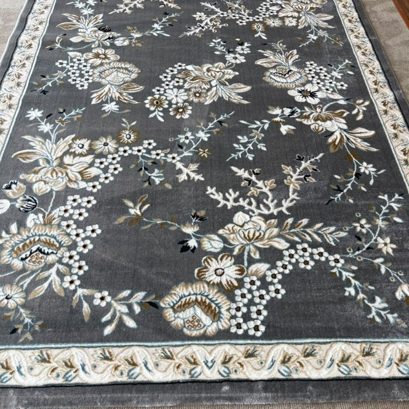 سجاد كلاسيك مالمو تركي S1020 رصاصي مقاس 300*400