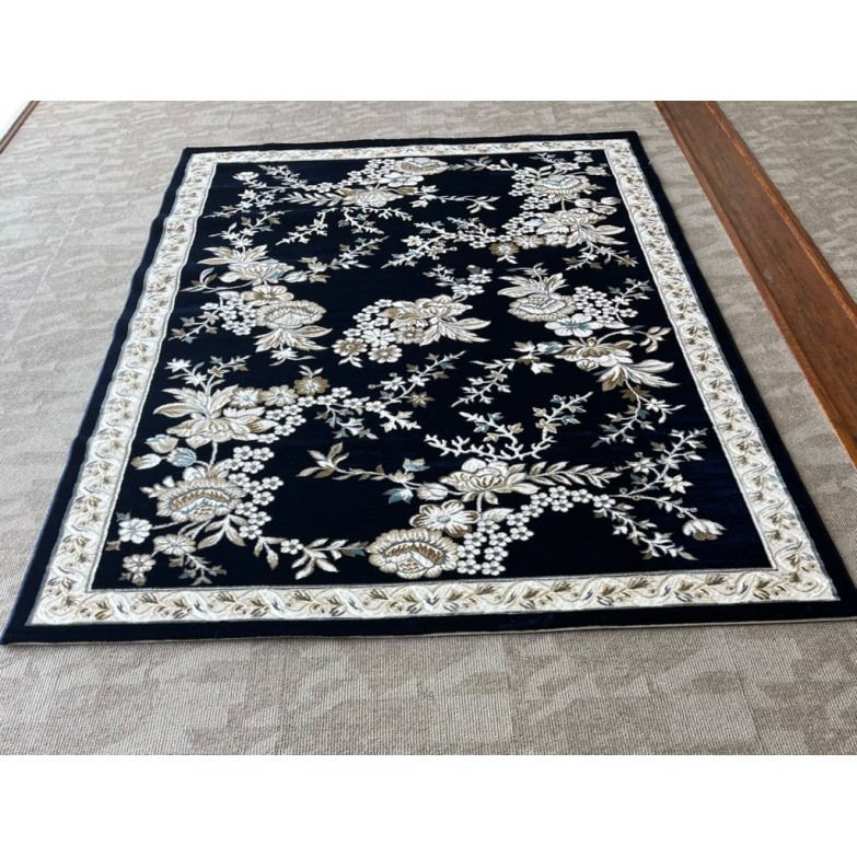 سجاد كلاسيك مالمو تركي S1020 كحلي مقاس 100*200