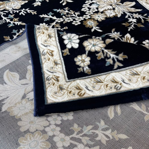 MALMO Turkish classic Rugs S1020 NAVY size 100*300