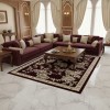 MALMO Turkish classic Rugs S1020 BURGUNDY size 200*300