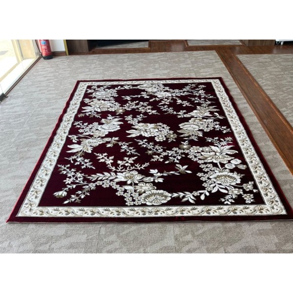 MALMO Turkish classic Rugs S1020 BURGUNDY size 200*300
