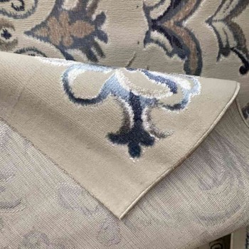 سجاد ميلسا تركي 5072A لون سماوي مقاس 50*80