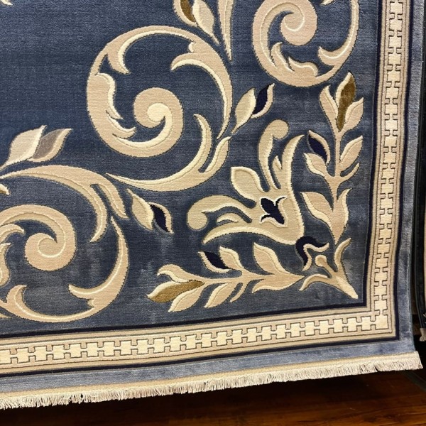 سجادة ريناس تركية 36262A سماوي مقاس 250*350
