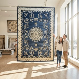 RINAS Turkish Carpet 41152A BLUE Size 250*350